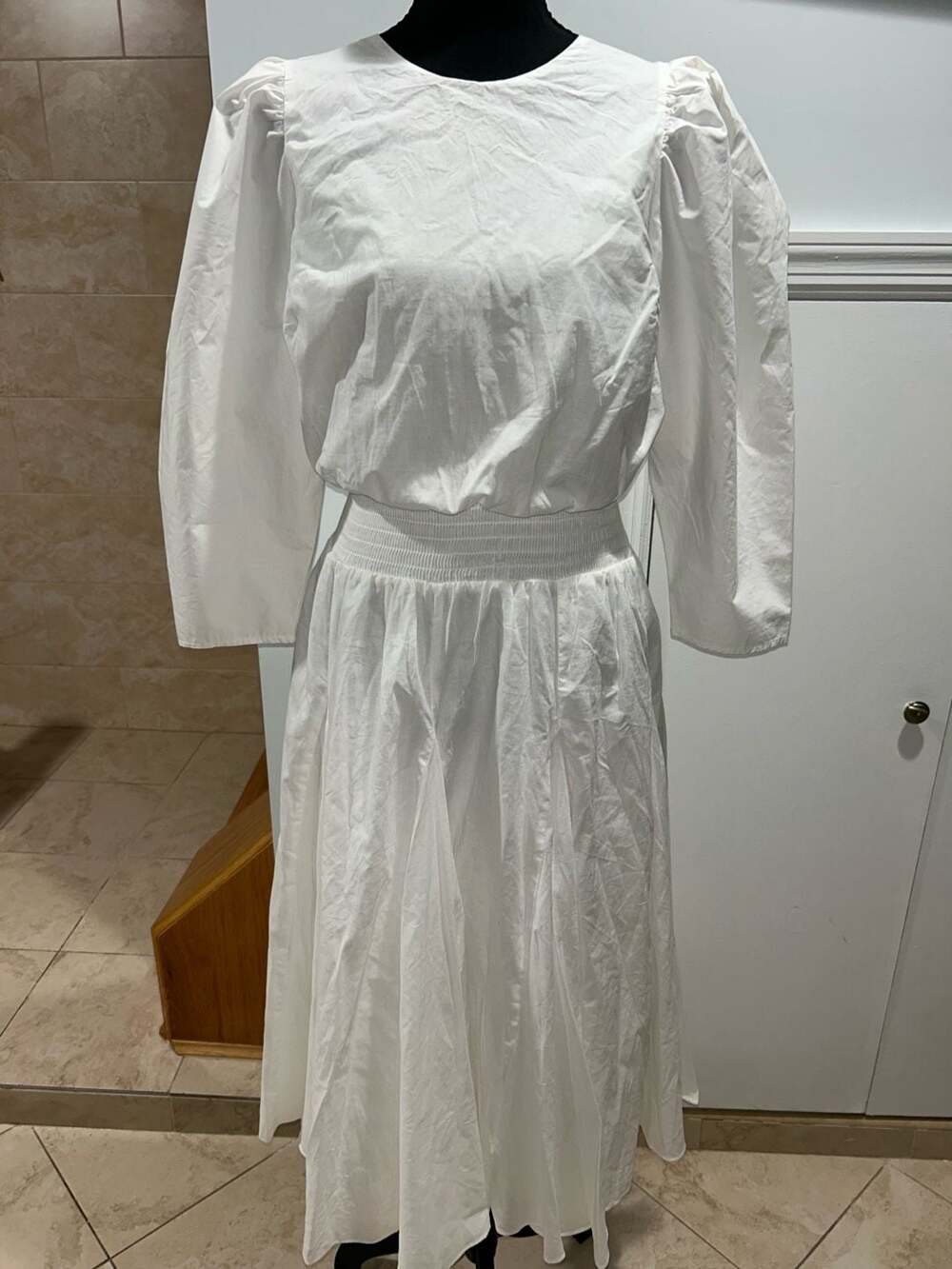 I.N.C International Concepts White Tunic Blouse